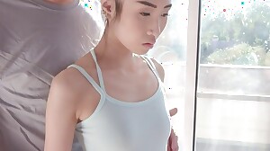 An Angelic Asian Teen Ballerina Gets Fucked